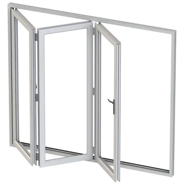 Aluminum BiFolding Window 72"W x 42"H 3 Panels
