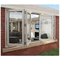 Aluminum BiFolding Window 96"W x 36" Center Opening