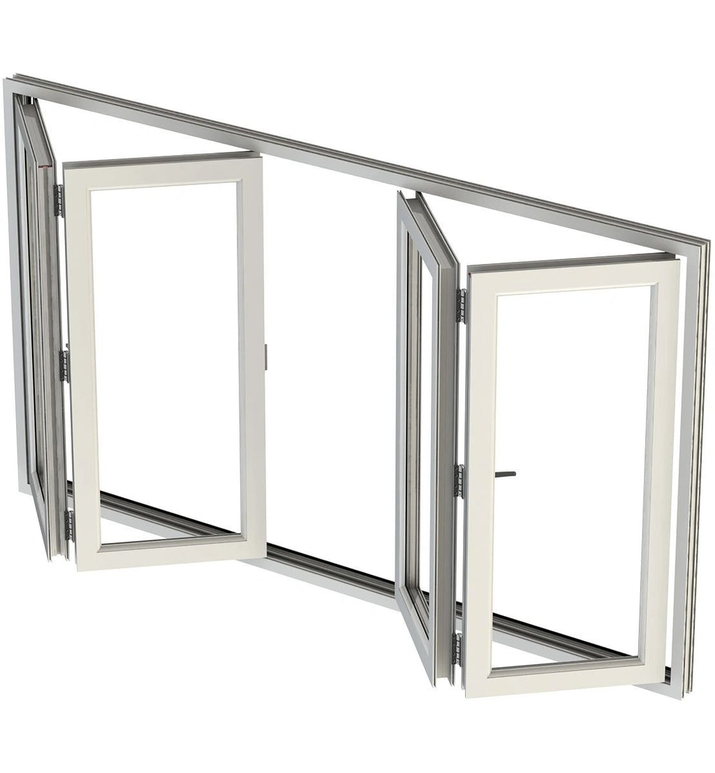 Aluminum BiFolding Window 96"W x 42" Center Opening