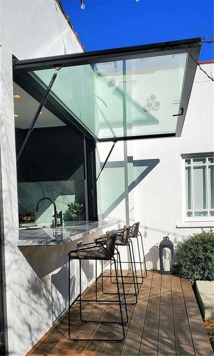 Awning Pass Through Window 96"W x 42"H
