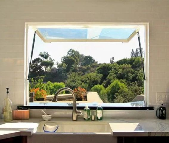 Awning Pass Through Window 96"W x 36"H