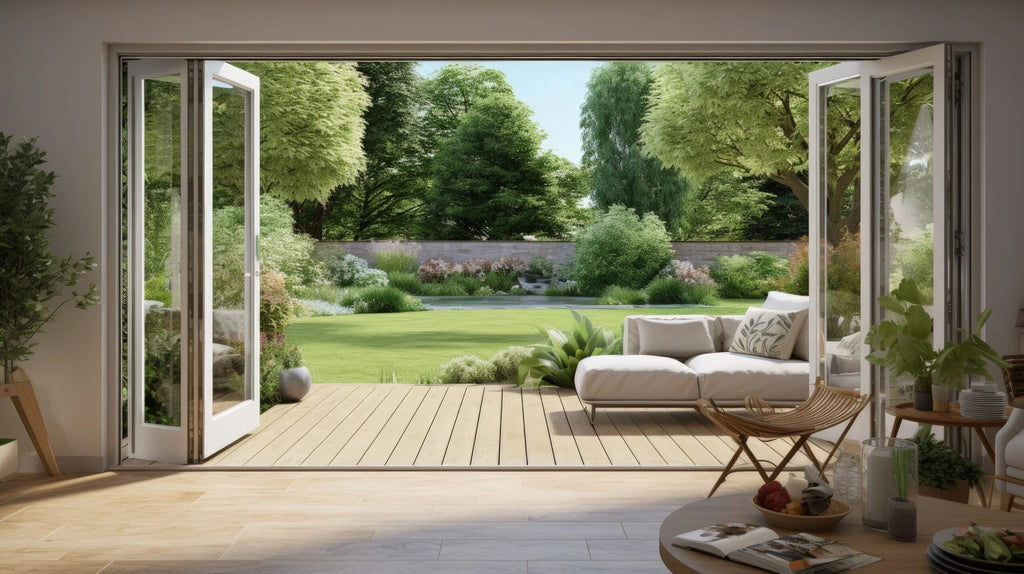 Aluminum Bifold Door 240″Wx80″H