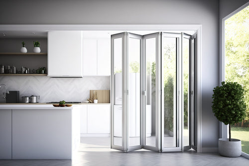 Aluminum Bifold Door 144″Wx96″H