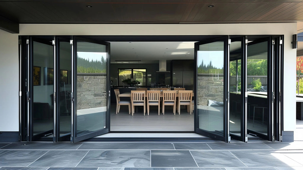 Aluminum Bifold Door 240″Wx96″H