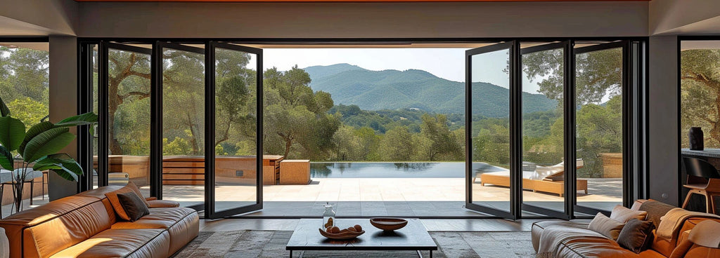 Aluminum Bifold Door 192″Wx96″H