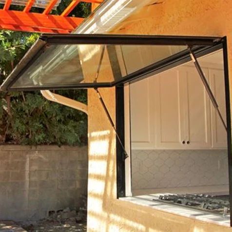 Awning Pass Through Window 96"W x 36"H