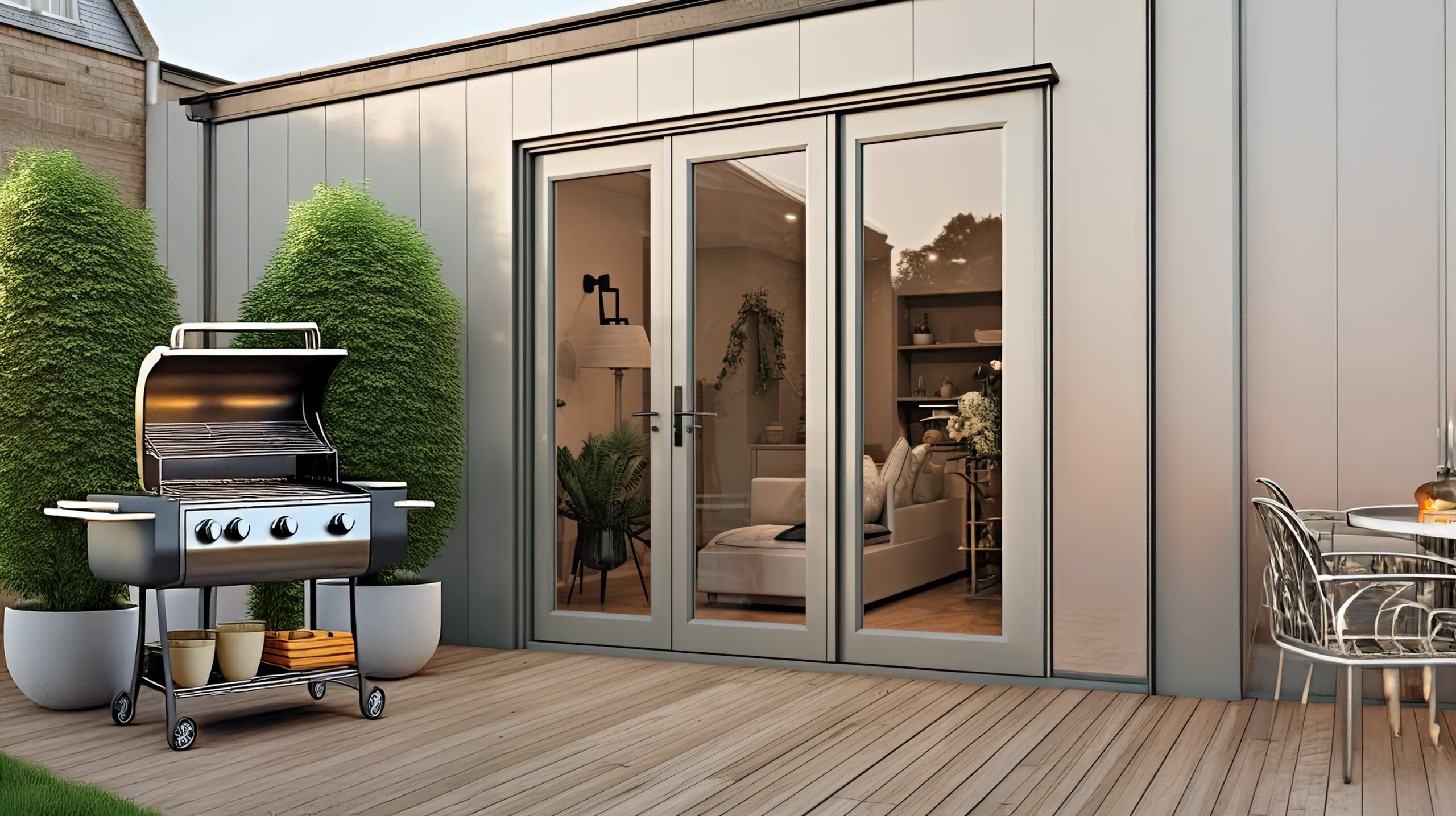 Aluminum Bifold Door 96″Wx80″H