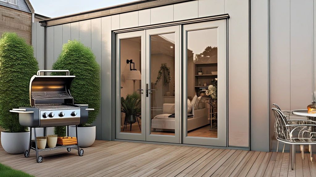 Aluminum Bifold Door 108″Wx80″H