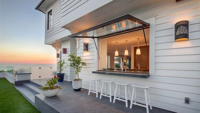 Awning Pass Through Window 96"W x 42"H