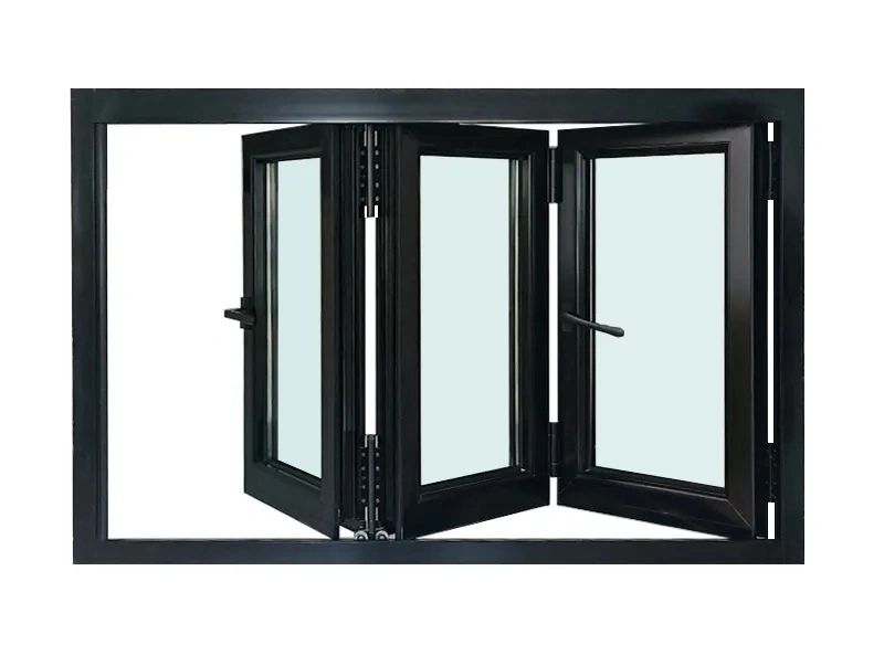 Aluminum BiFolding Window 72"W x 42"H 3 Panels