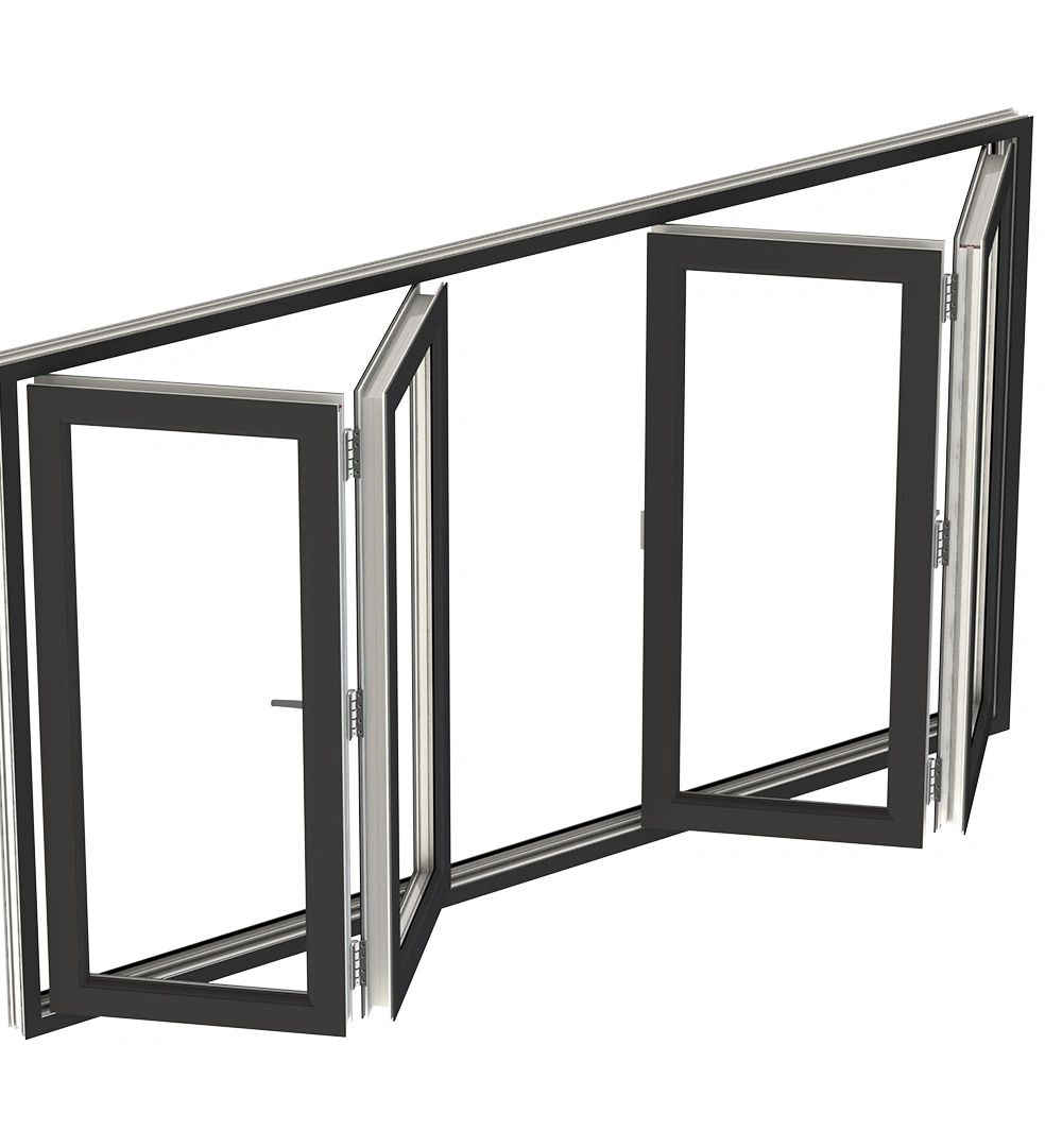 Aluminum BiFolding Window 96"W x 60" Center Opening