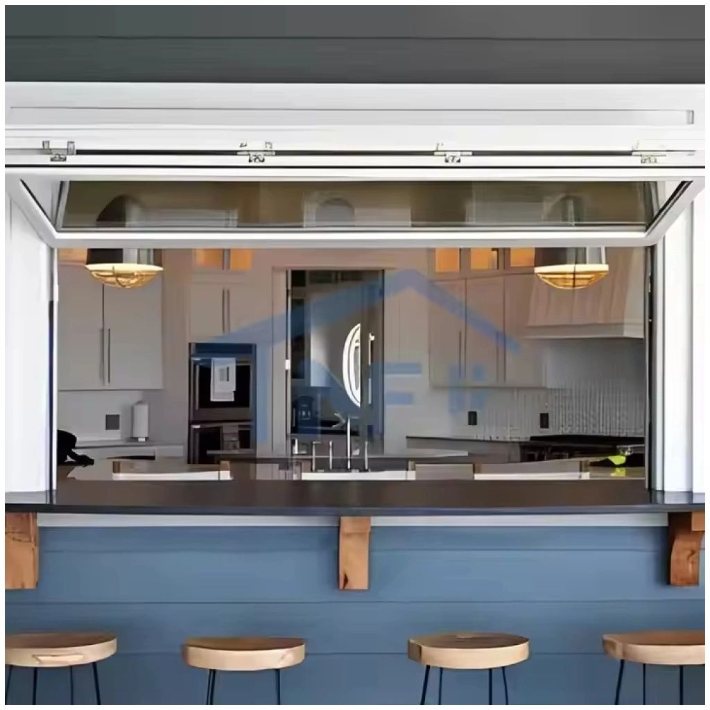 Aluminum Folding Up Window 60″Wx36″H